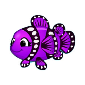 Purple Butterfly Clowntot